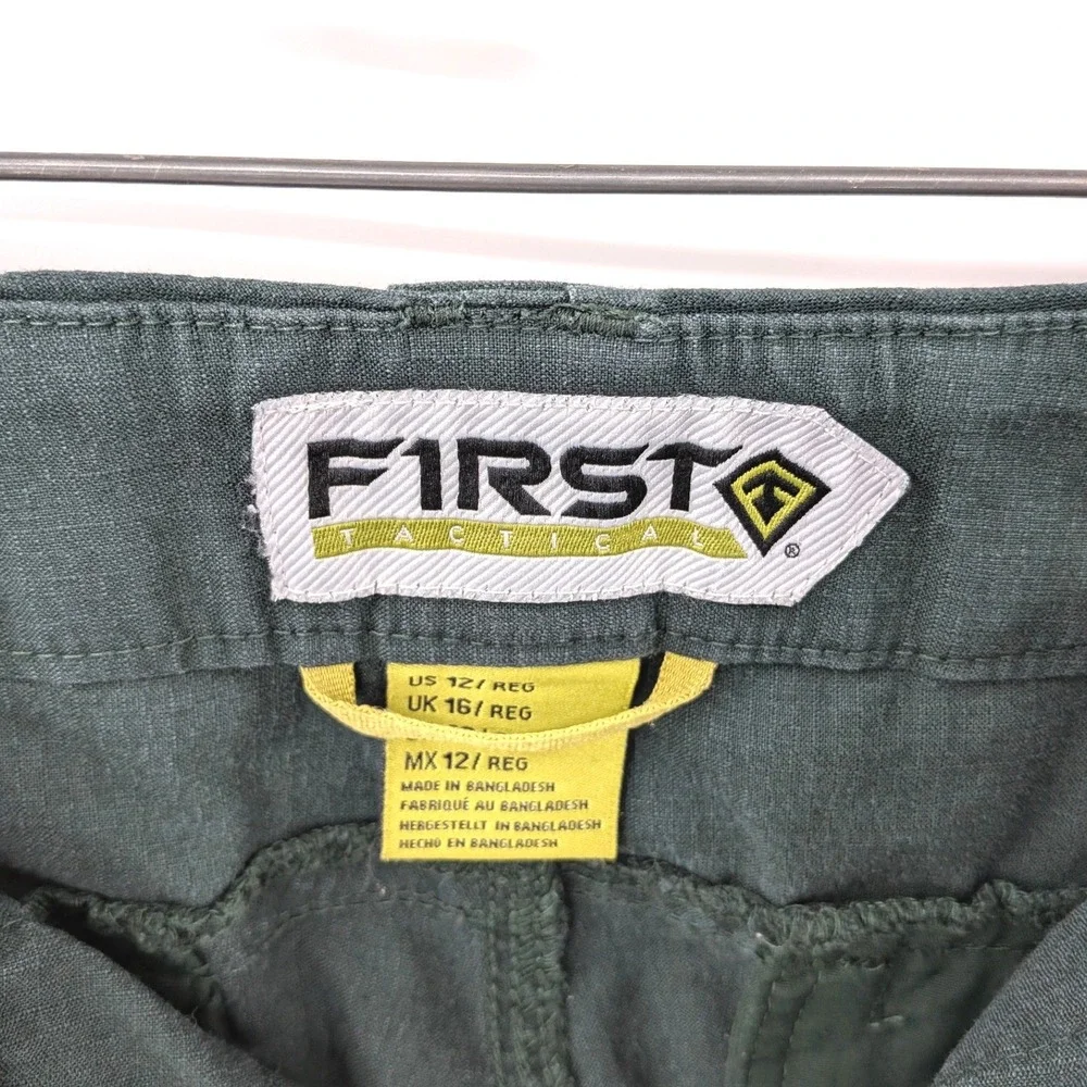 First Tactical Women's Cargo Pants‎ Hunter Green Utility Gorpcore